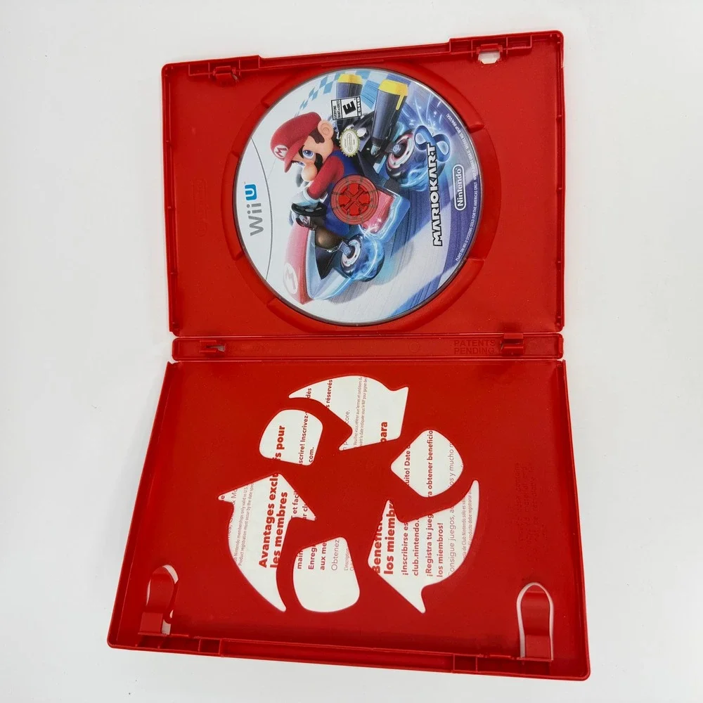 Mario Kart 8 Nintendo Wii U Video Game Original Red Case Racing E Rating 2014‎